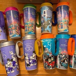 Walt Disney World TEN Cups. Like new. Used once.